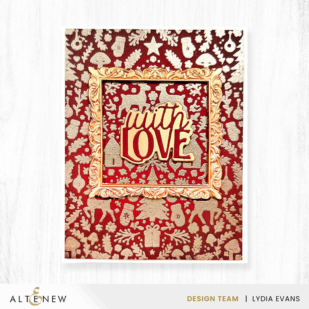 Altenew Decorative Frames 3D Embossing Folder & Die Set
