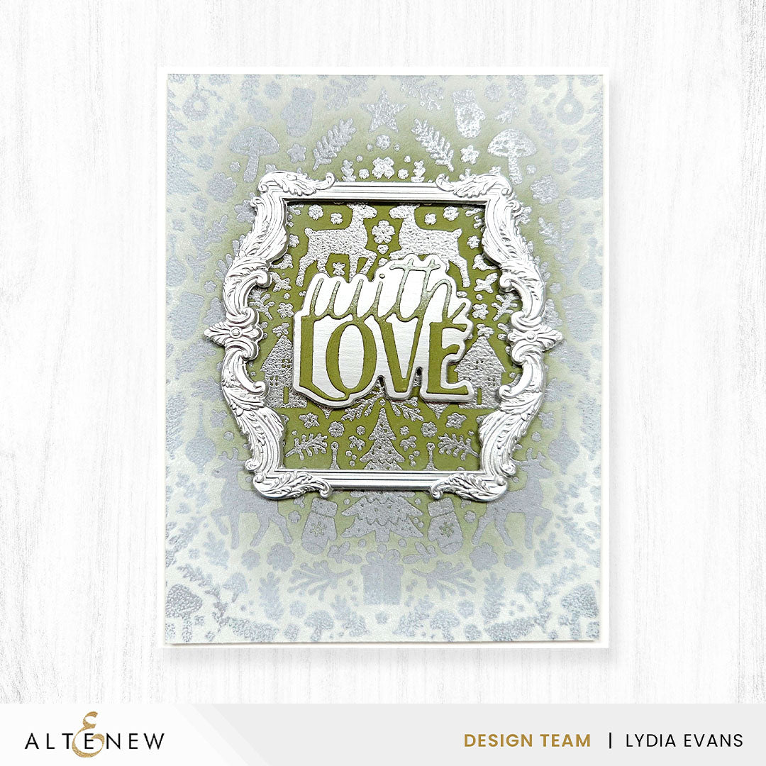 Altenew Decorative Frames 3D Embossing Folder & Die Set