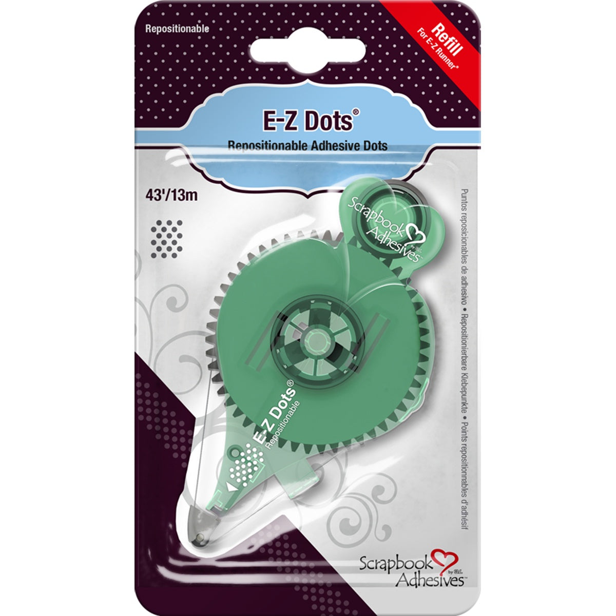 Scrapbook Adhesives E-Z Dots Refill Repositionable, 43'