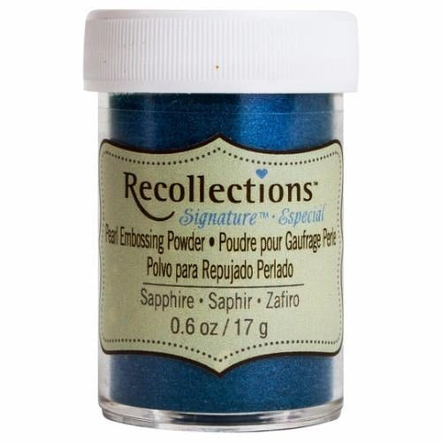 Recollections Pearl Embossing Powder Sapphire