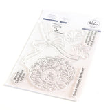 Pinkfresh Floral Bauble stamp/die/stencil Bundle Retired