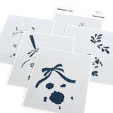 Pinkfresh Floral Bauble stamp/die/stencil Bundle Retired