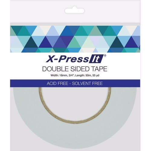 X-Press It Double-Sided Tape 18mm .75"X55yd