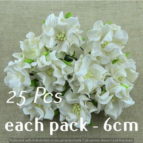 GARDENIA FLOWERS Ivory 6cm