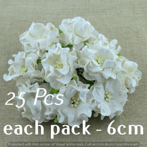 GARDENIA FLOWERS white 6cm