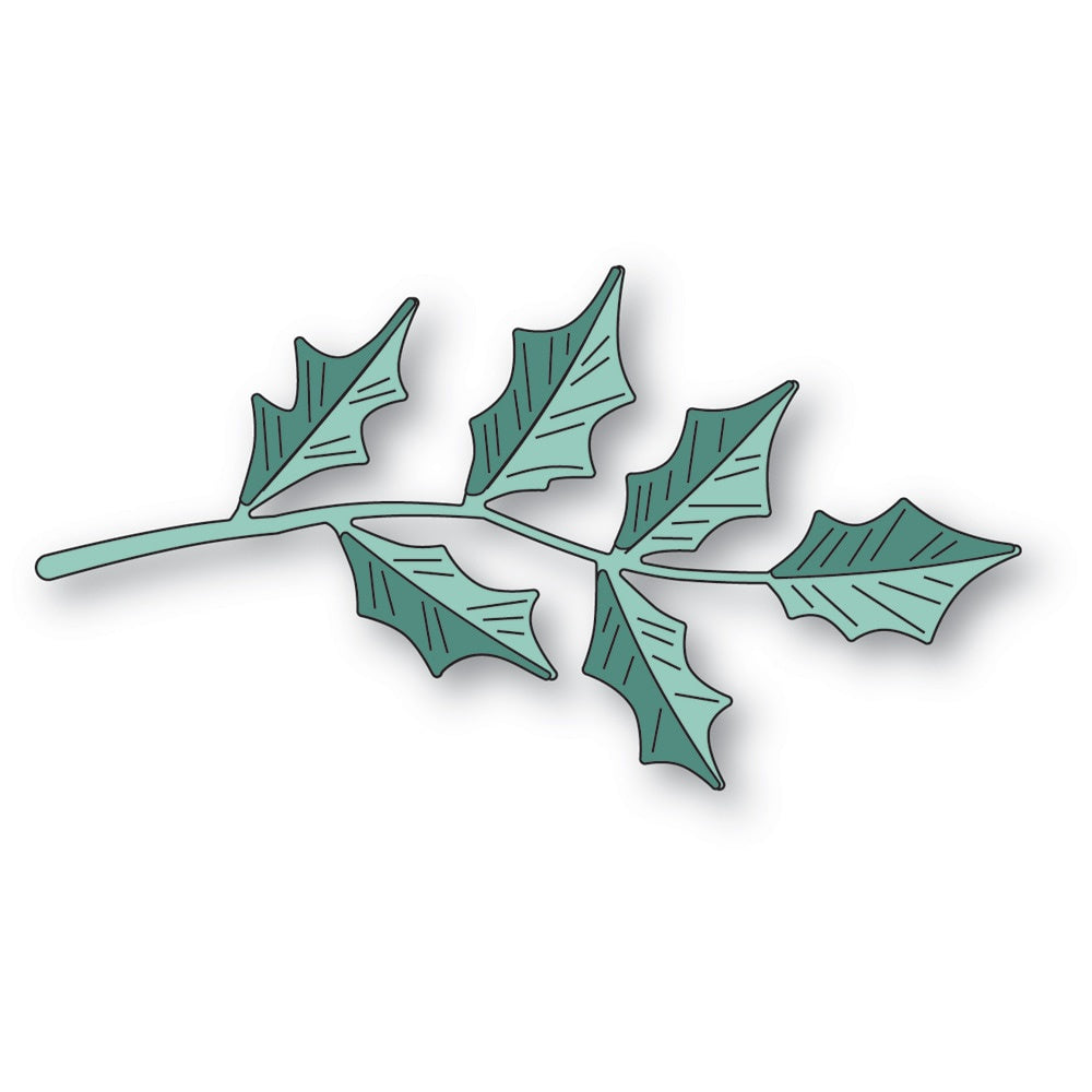 Poppystamps 2537 Layered Holly Branch craft die