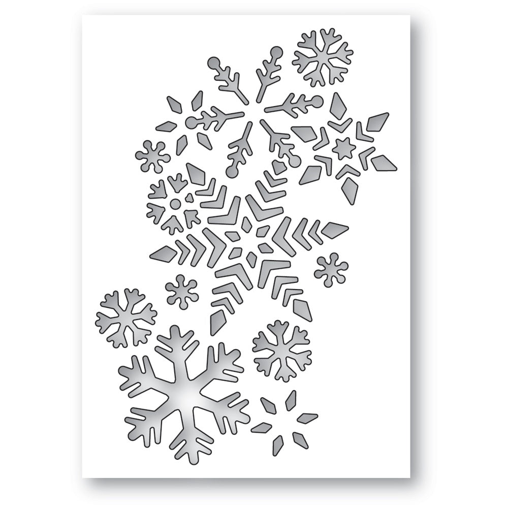 Poppystamps 2549 Snowflake Flurry Collage craft die