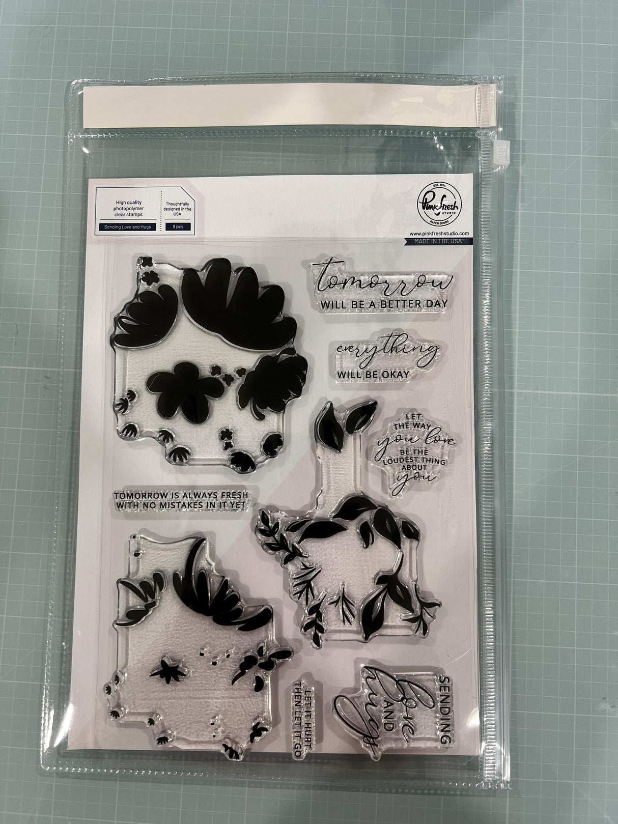 ATK Stamp and Die Storage Pockets 20/Pkg Extra Large 7"X10 (25cmx 17.8cm) with a label pocket