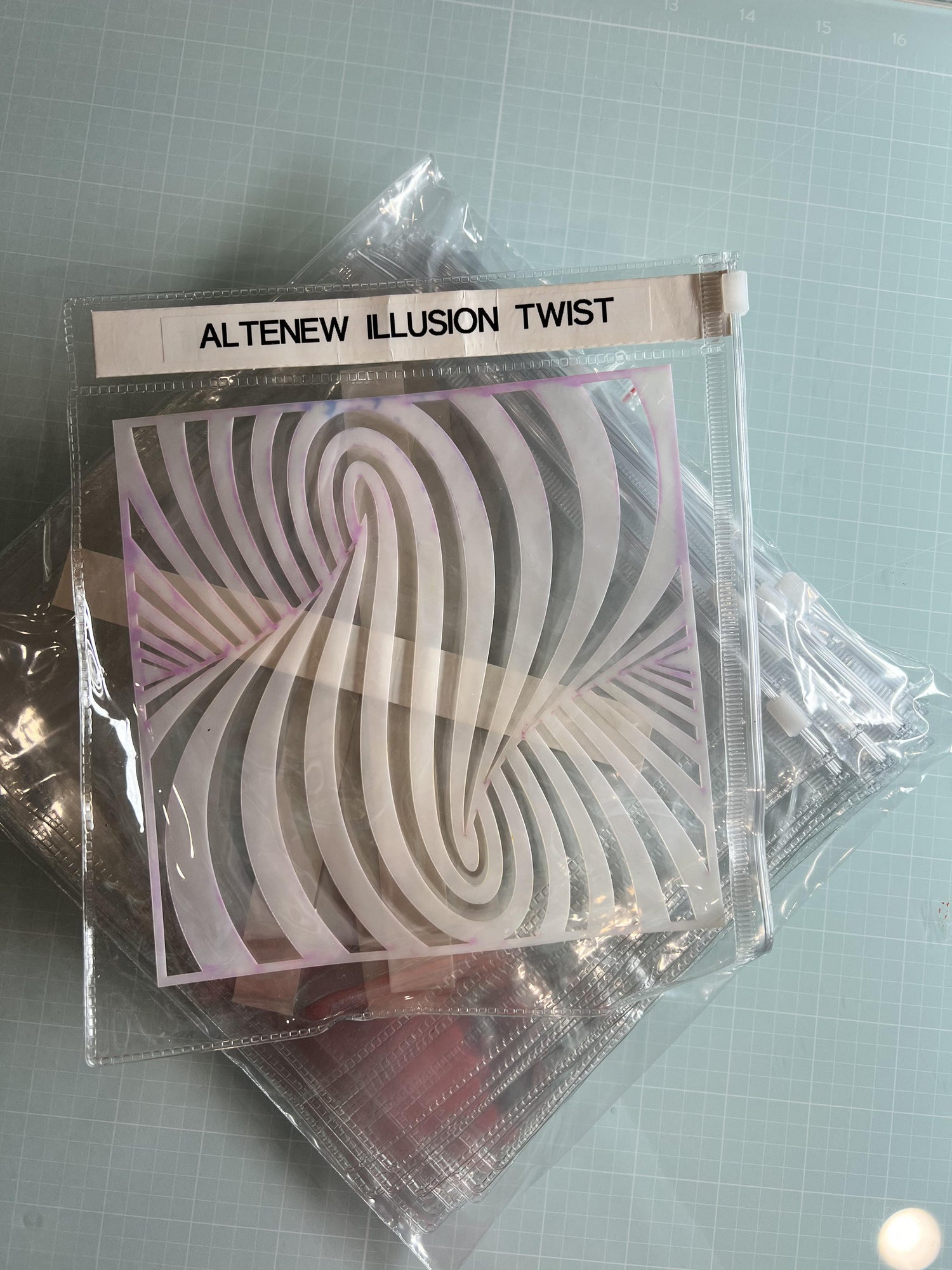 ATK Stamp and Die Storage Pockets 20/Pkg 7"X7" (17.8cmx 17.8cm) with a label pocket