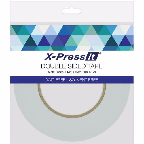 X-Press It Double-Sided Tape 36mm 1.5"X55yd