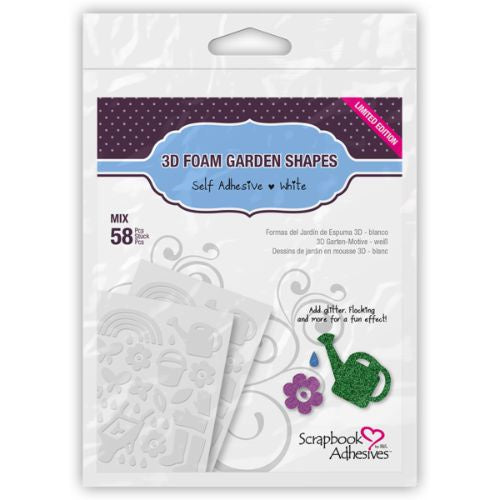 Scrapbook Adhesives 3D Foam Garden Shapes