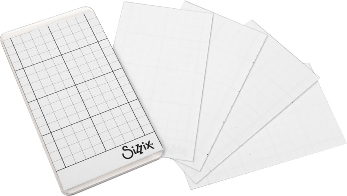 Sizzix Sidekick Sticky Grid 2.5"X4.75" 5/Pkg