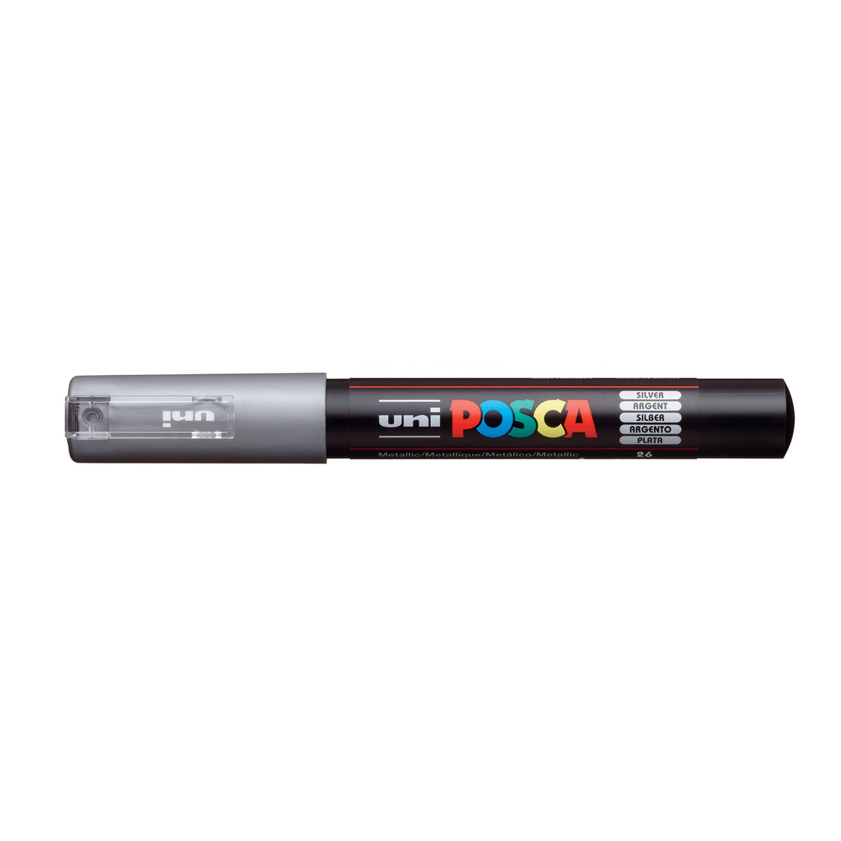 POSCA 1M Extra-Fine Bullet Tip Paint Marker SILVER