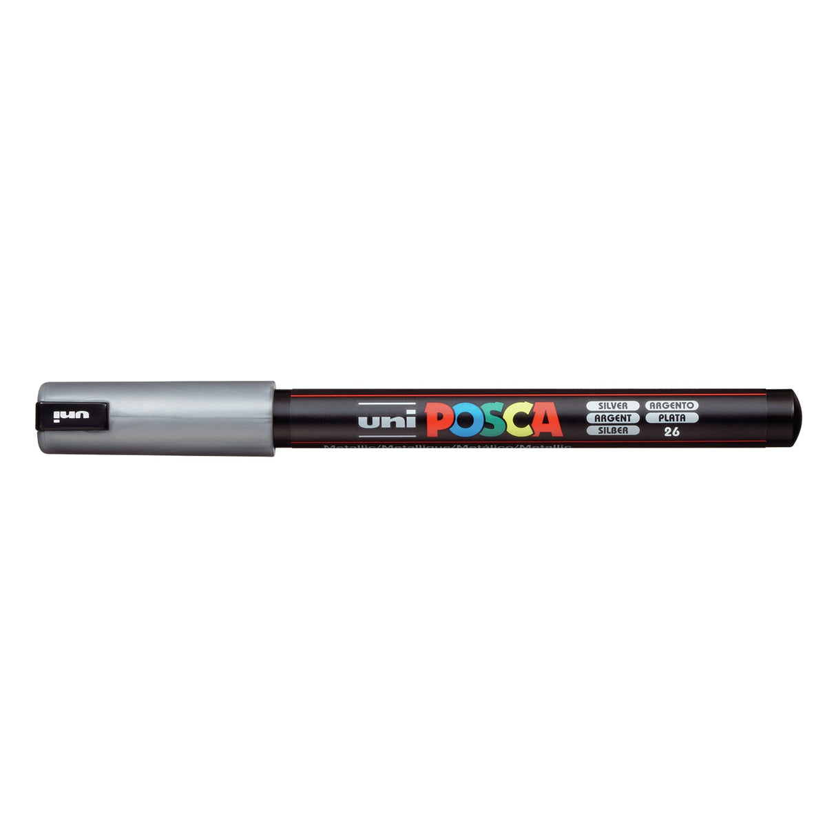 POSCA 1M Extra-Fine Metal Tip Paint Marker SILVER