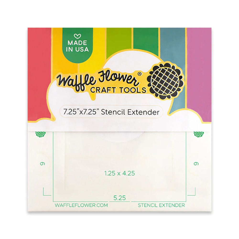 Waffle Flower Crafts 7.25x7.25 Stencil Extender