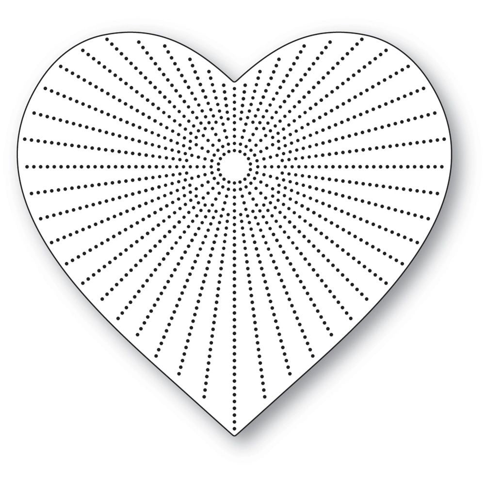 Memory Box 94639 Pinpoint Burst Heart craft die