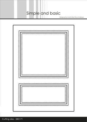 Simple and Basic A6 Card Front 1 Cutting Dies (SBD171) (SBD171)