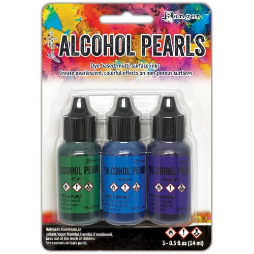 Tim Holtz Alcohol Ink Pearls Kits 3/Pkg KIT #6