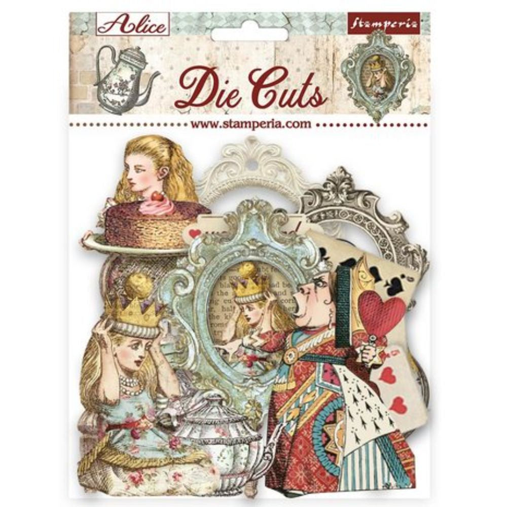 Stamperia Alice Die Cuts (67pcs) (DFLDC76)