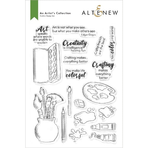 Altenew An Artist's Collection Stamp Set