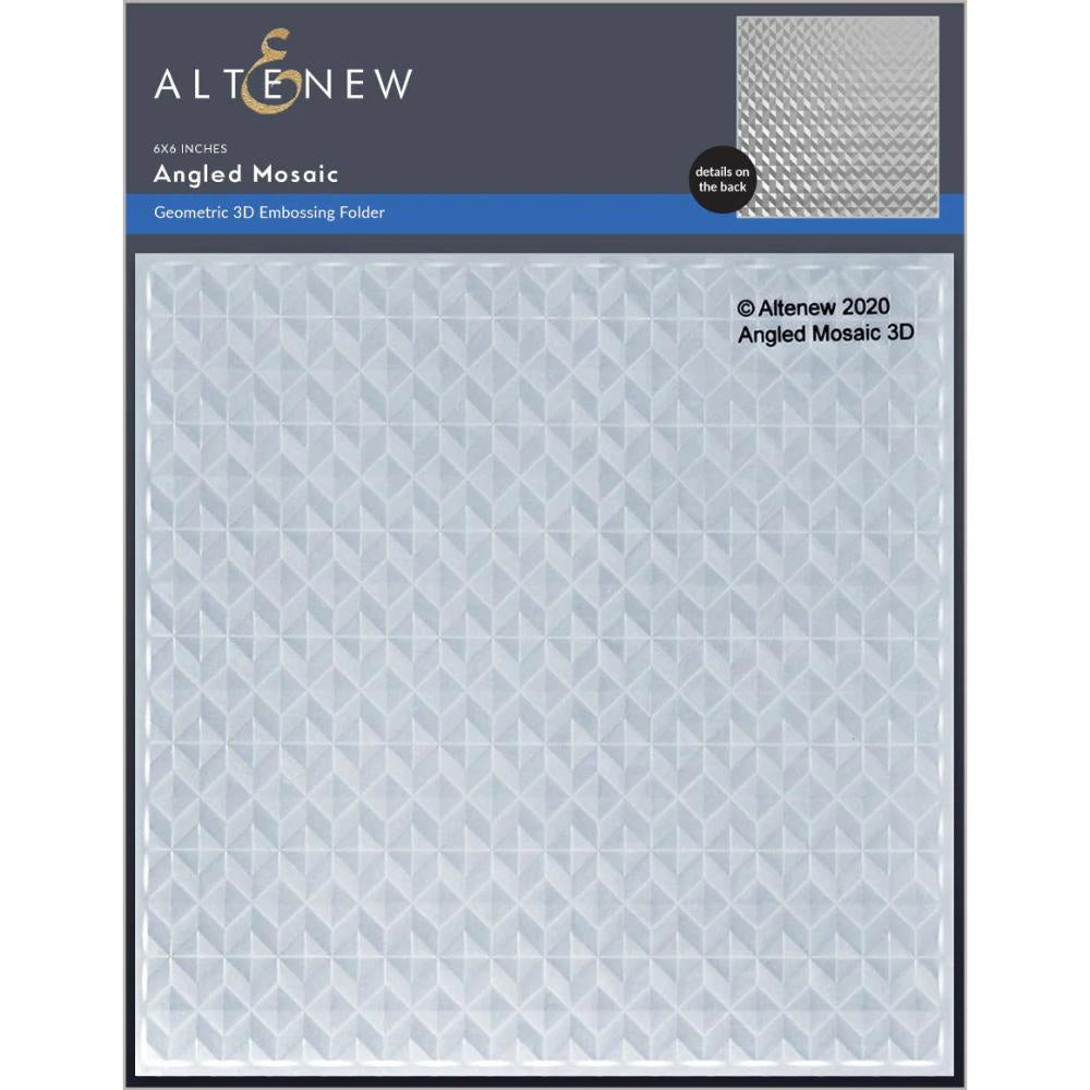 Altenew Angled Mosaic 3D Embossing Folder