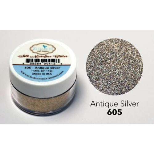 ECD Antique Silver - Silk Microfine Glitter