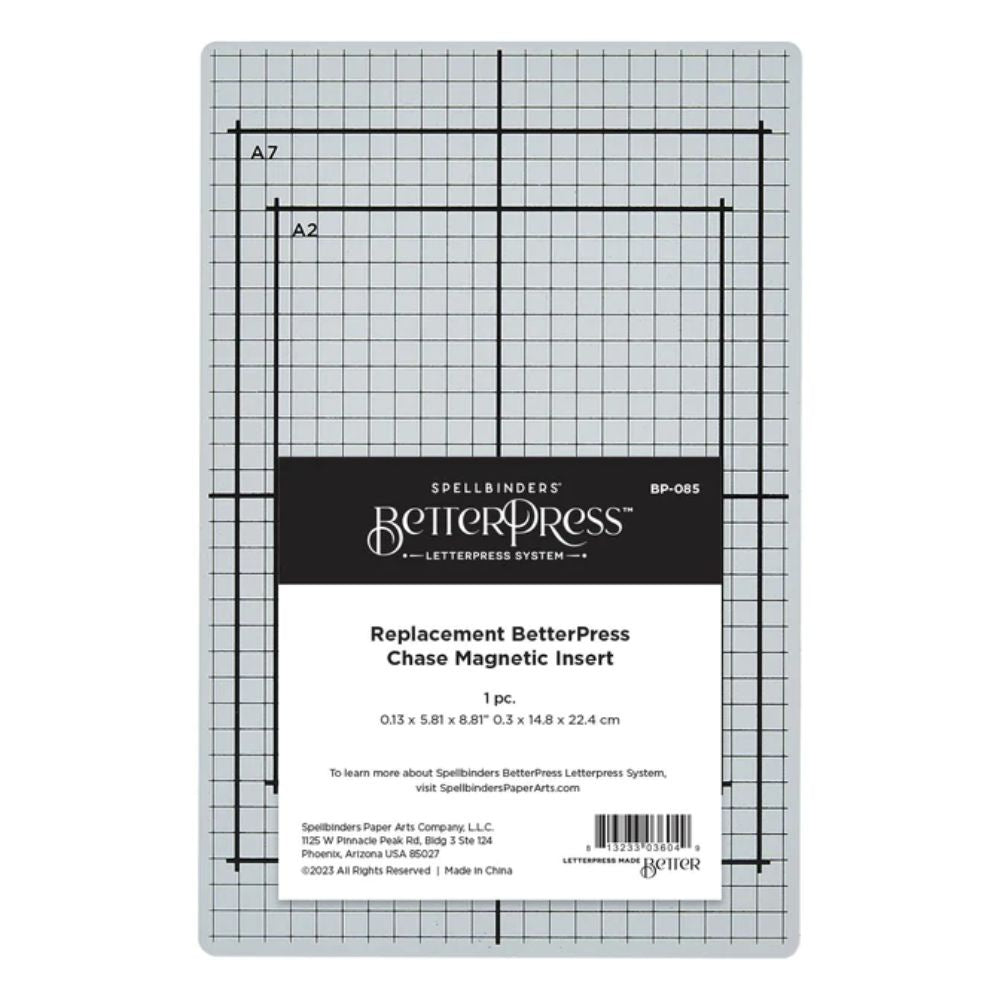 Spellbinders BetterPress Replacement Chase Magnetic Insert