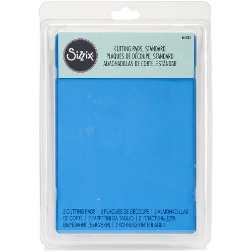 Sizzix BIGkick/Big Shot/Vagabond Cutting Pads 1 Pair Standard 8.75"X6.125"X.125", Blueberry