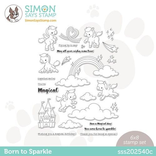 Simon Says Clear Stamps BORN TO SPARKLE sss202540c Dream Big