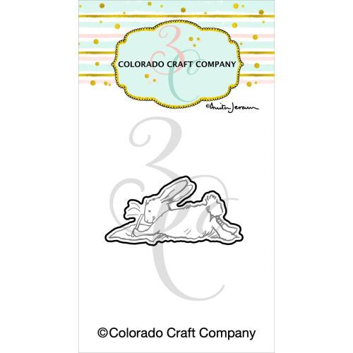 Colorado Craft Company Metal Die Back Card Bunny Mini-By Anita Jeram