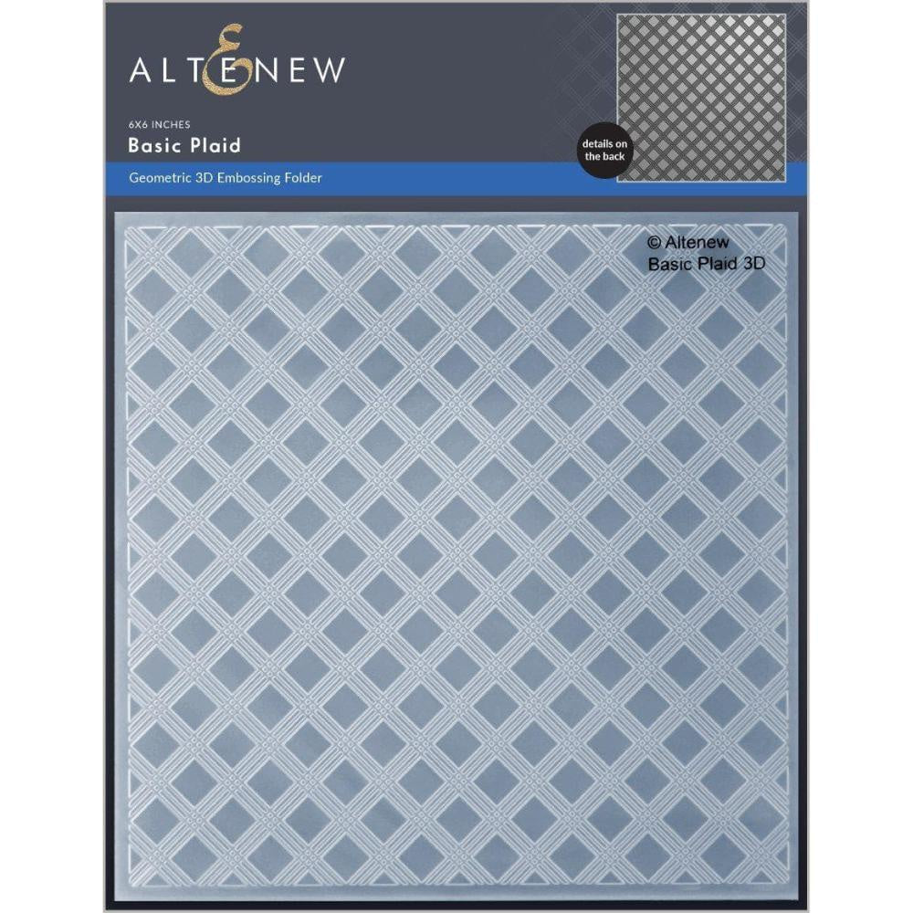 Altenew Basic Plaid 3D Embossing Folder