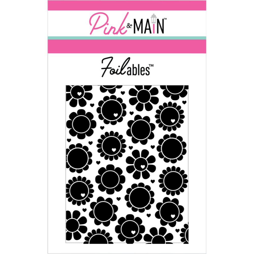 Pink & Main Big Posies Foilables Panels