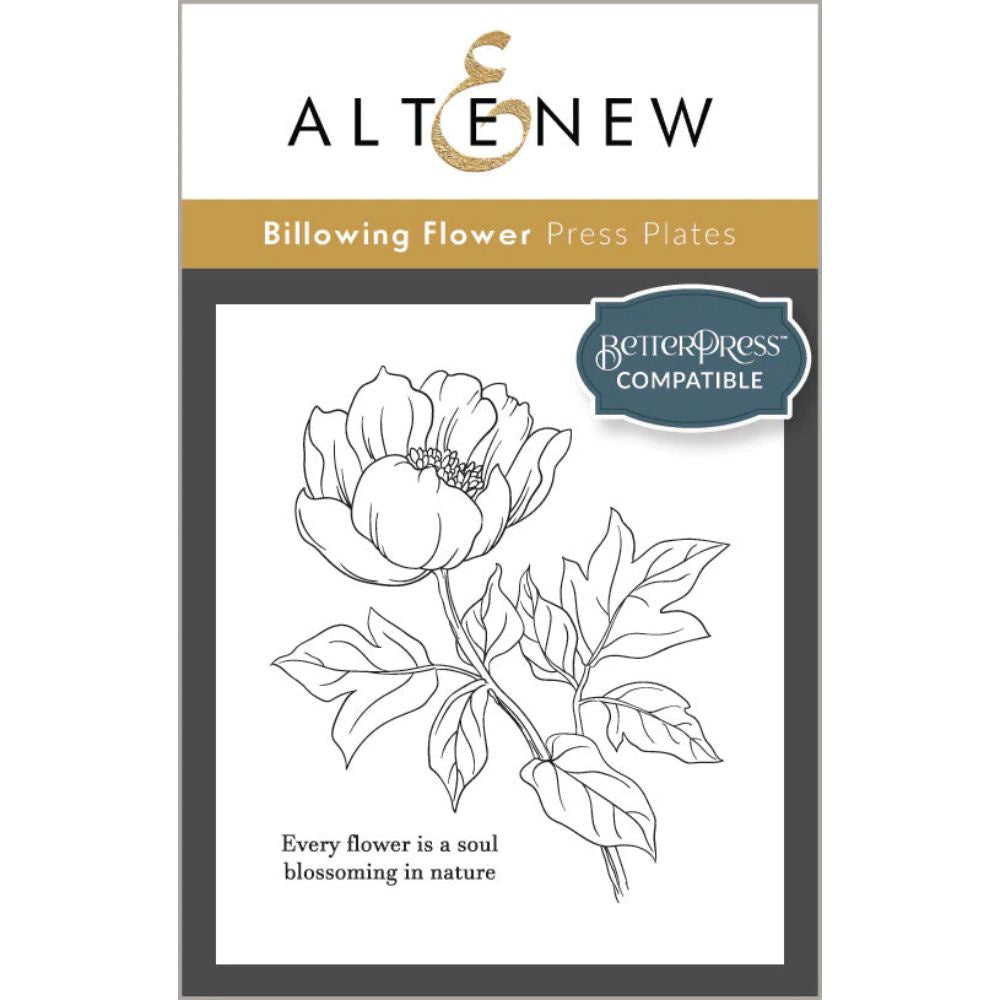 Altenew Billowing Flower Press Plates