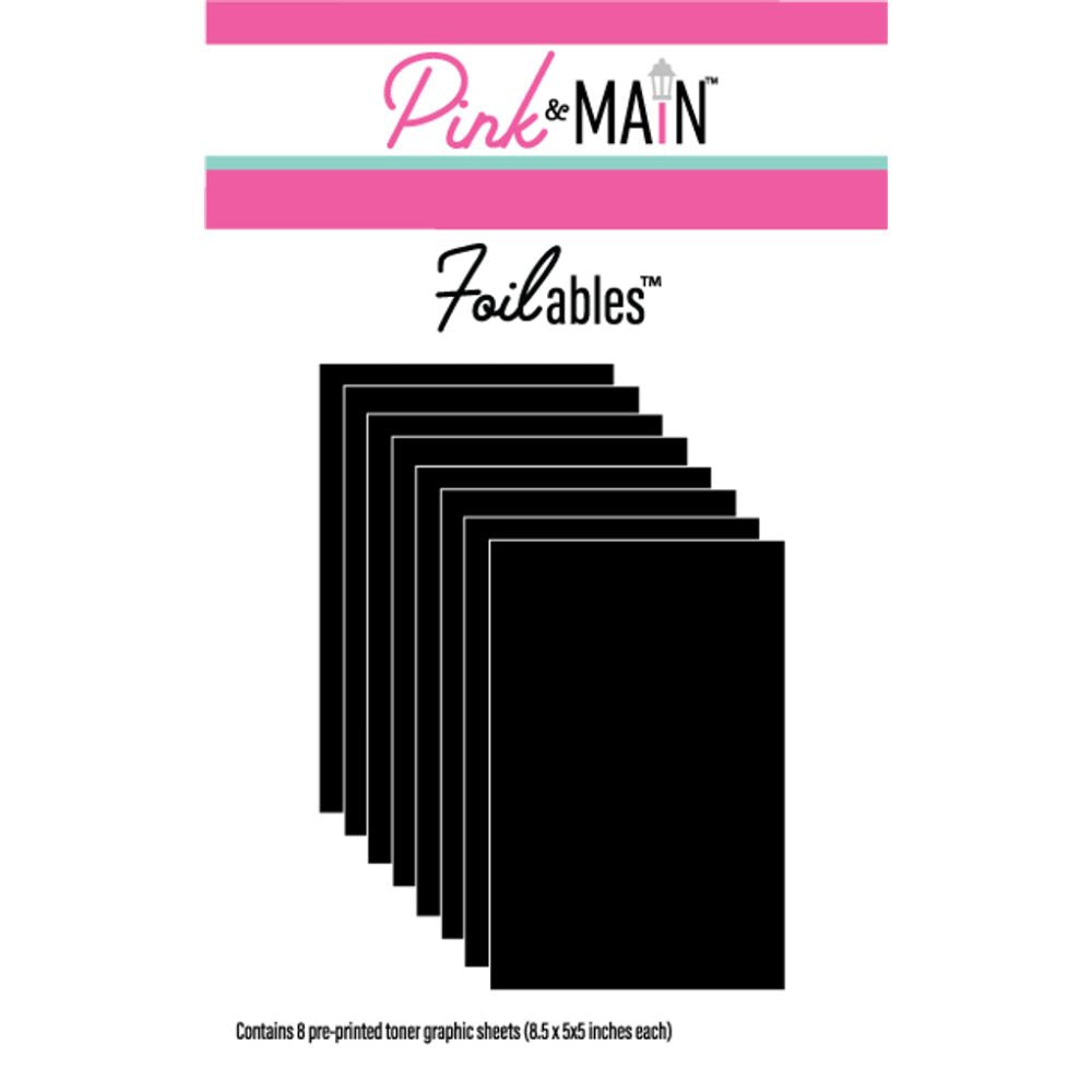 Pink & Main Black Toner Foilable Sheets