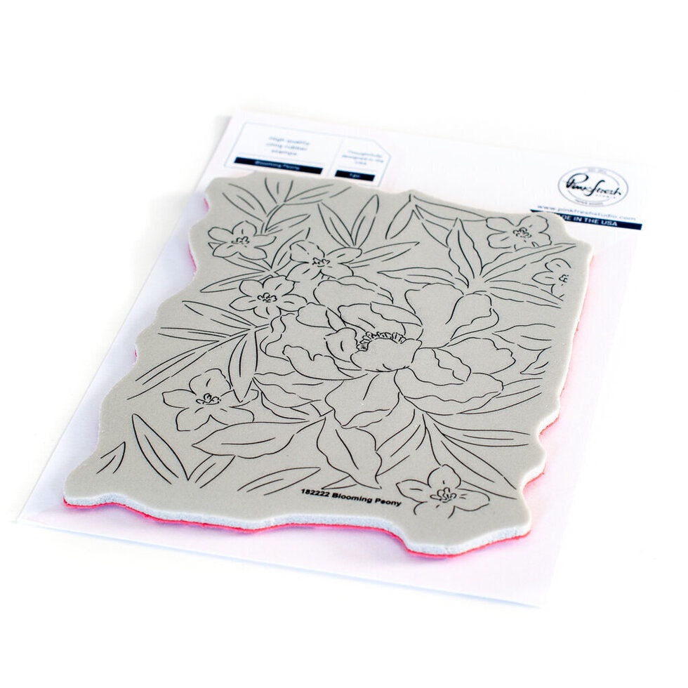 Pinkfresh Studio Blooming Peony stamp