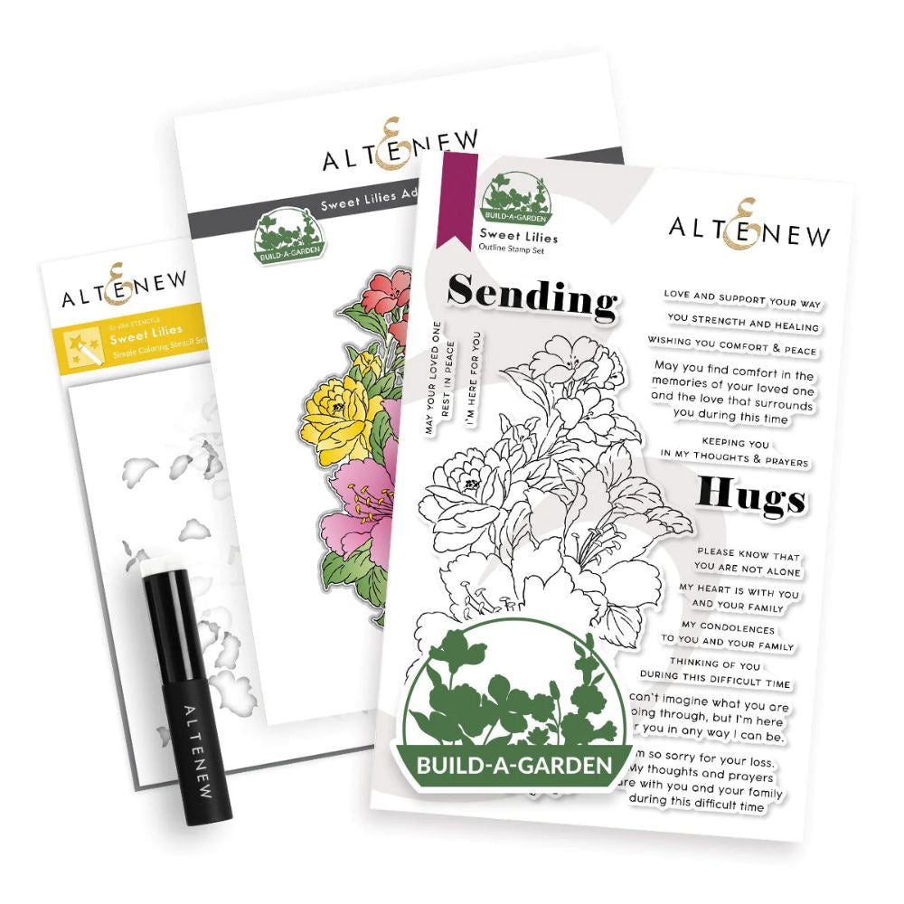 Altenew Build-A-Garden: Sweet Lilies & Add-on Die Bundle