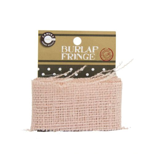 Burlap Fringe 1.375"X 1yd Light Pink - CVS3474