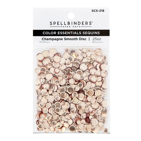 Spellbinders Champagne Smooth Discs Sequins (SCS-218)