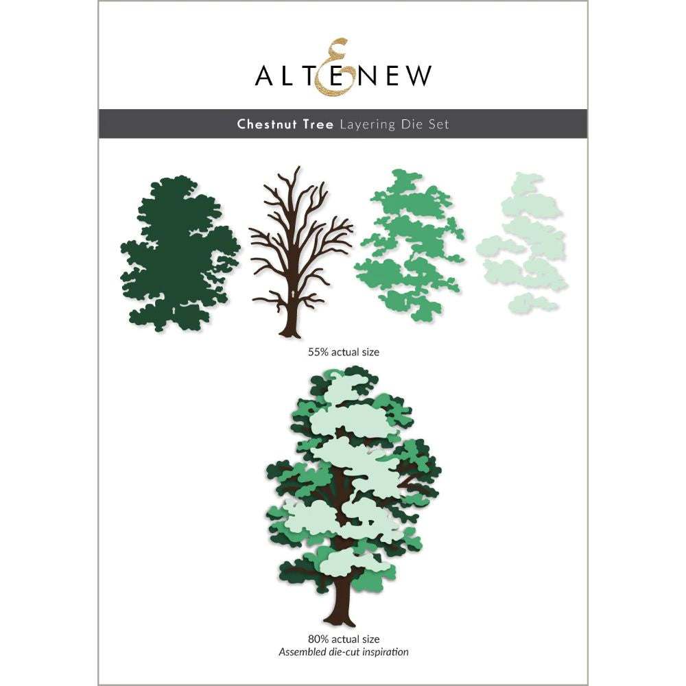 Altenew Chestnut Tree Layering Die Set