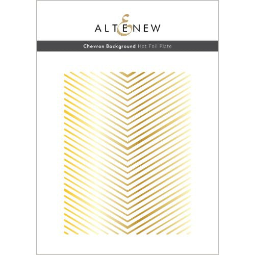 Altenew Chevron Background Hot Foil Plate