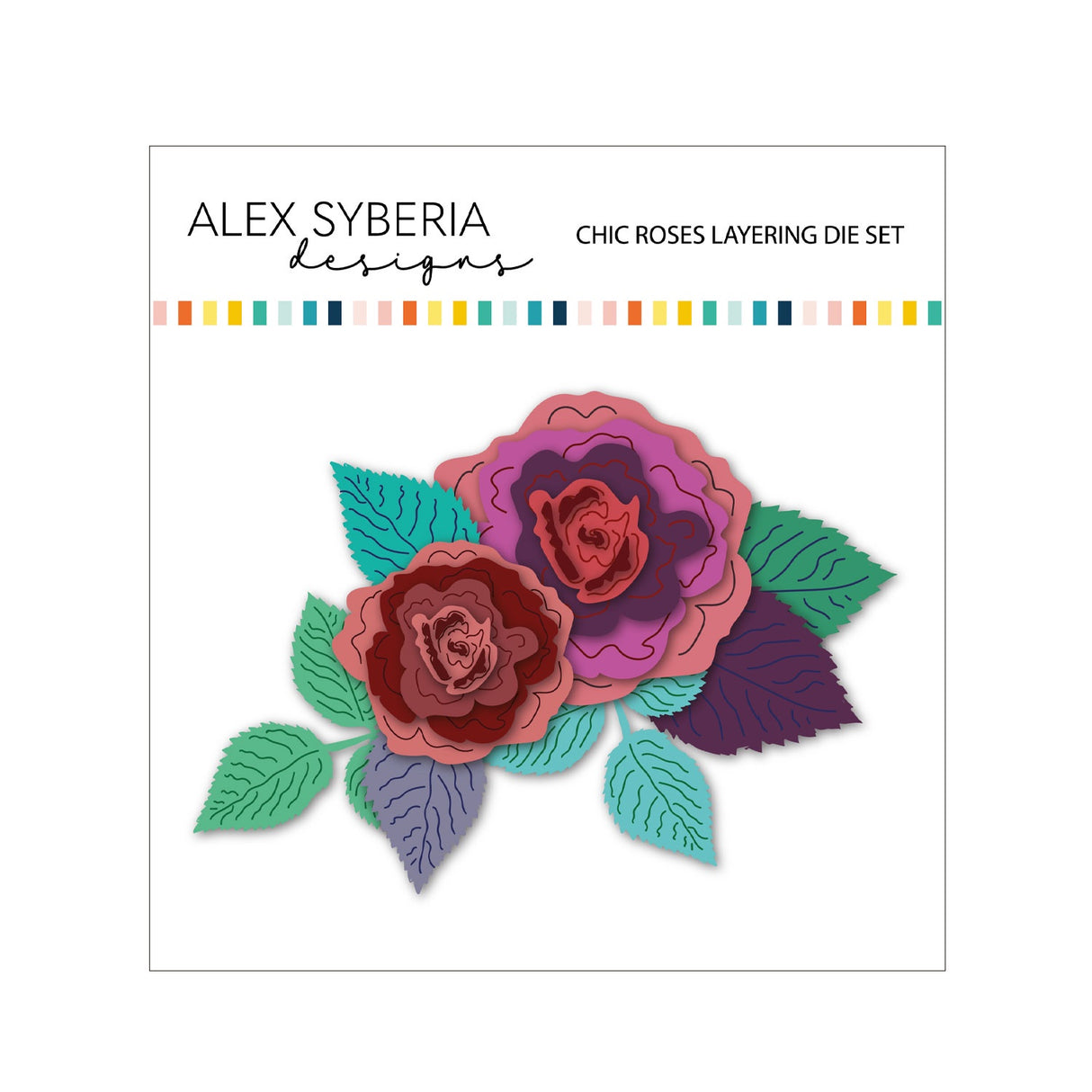 Alex Syberia Designs Chic Roses Layering Die Set