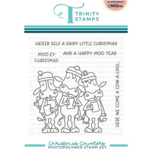 Trinity Stamps Christmas Cowlers 4x4 Stamp Set