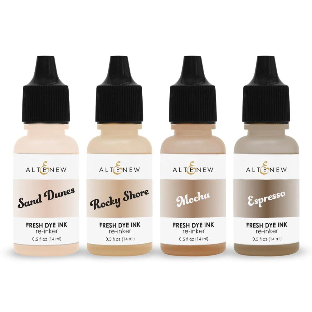 Altenew Coffee Break Fresh Dye Ink Re-inker Bundle