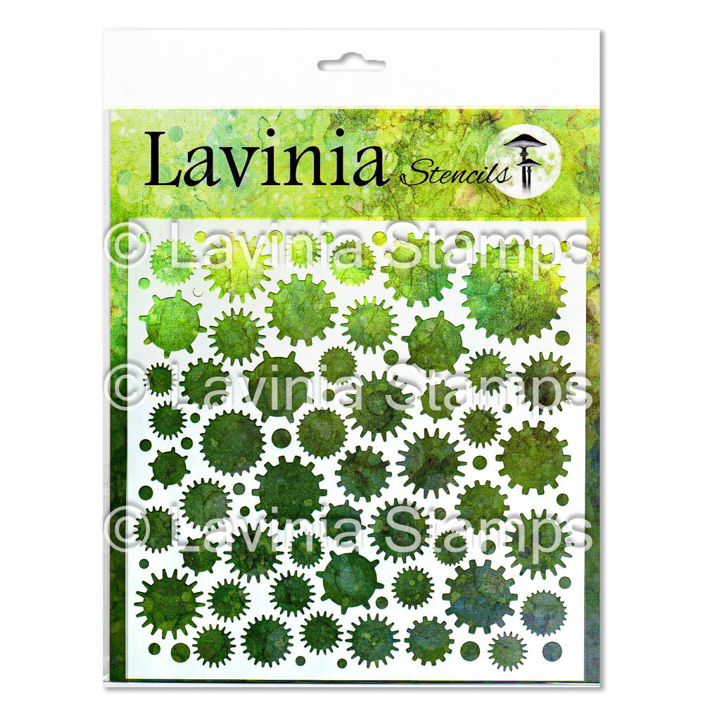 Lavinia Stamps Cogs - Lavinia Stencils ST038