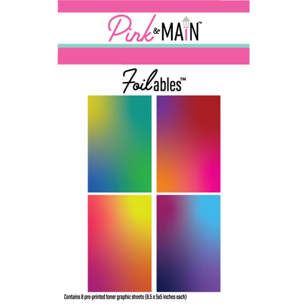 Pink & Main Color Blends Foilable Sheets - Auzz Trinklets N Krafts