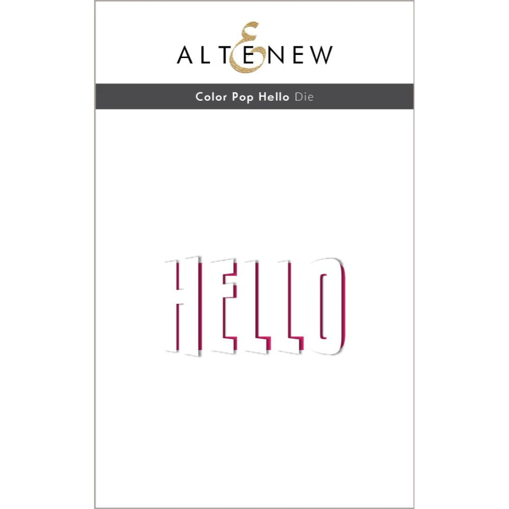 Altenew Color Pop Hello Die