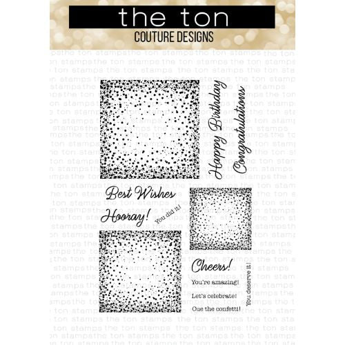 The Ton Stamps Confetti Shapes Square