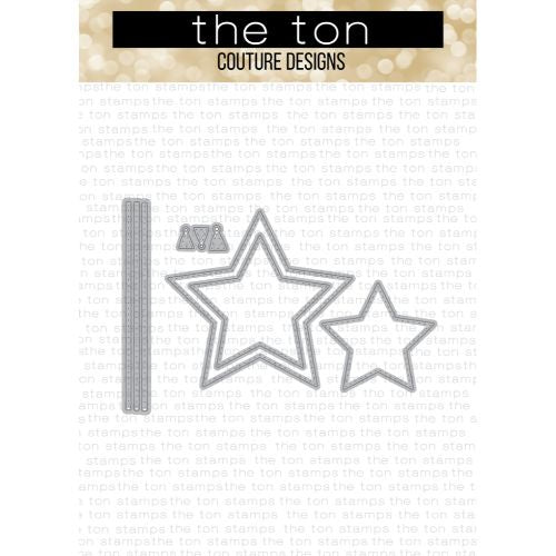 The Ton Stamps Confetti Shapes Star Coordinating Dies