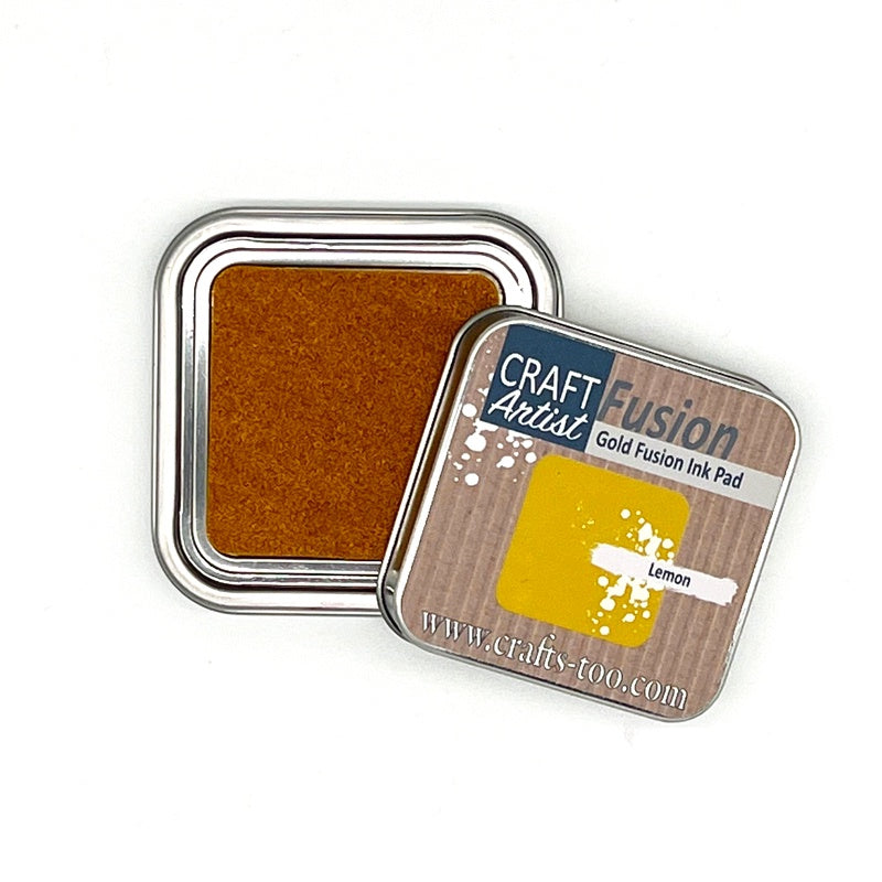 Craft Artist Gold Fusion Ink Pads-Lemon