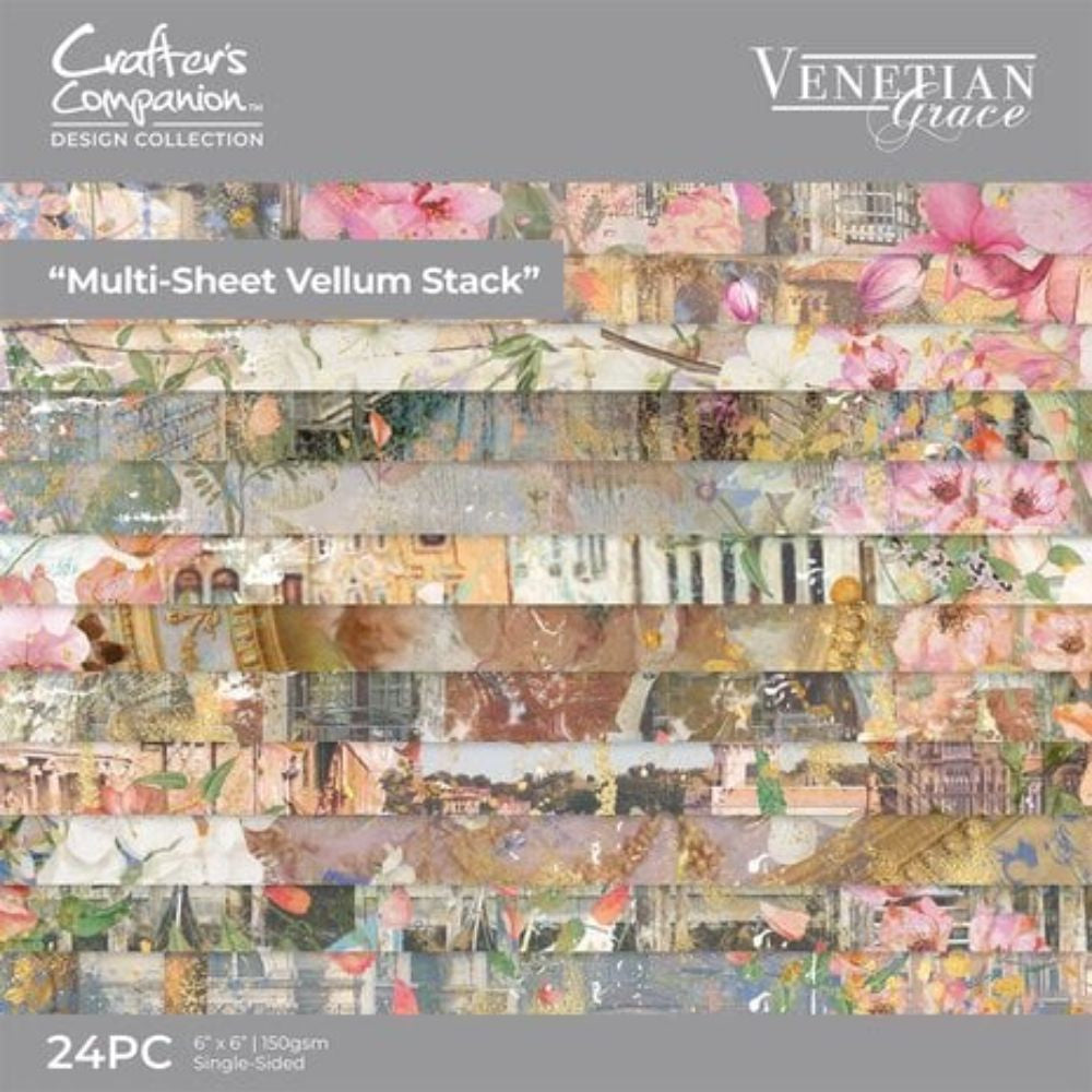 Crafter's Companion Venetian Grace 6x6 Inch Vellum Pad (VEG-VEL6)